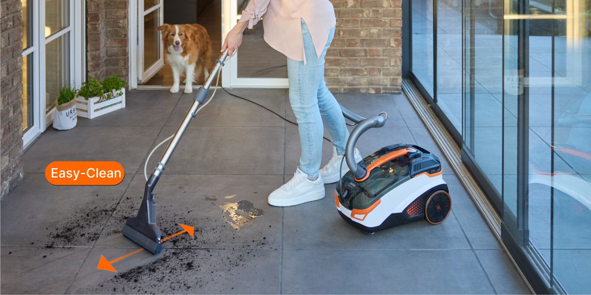 Easy-Clean: Vysávanie a utieranie v jednom kroku